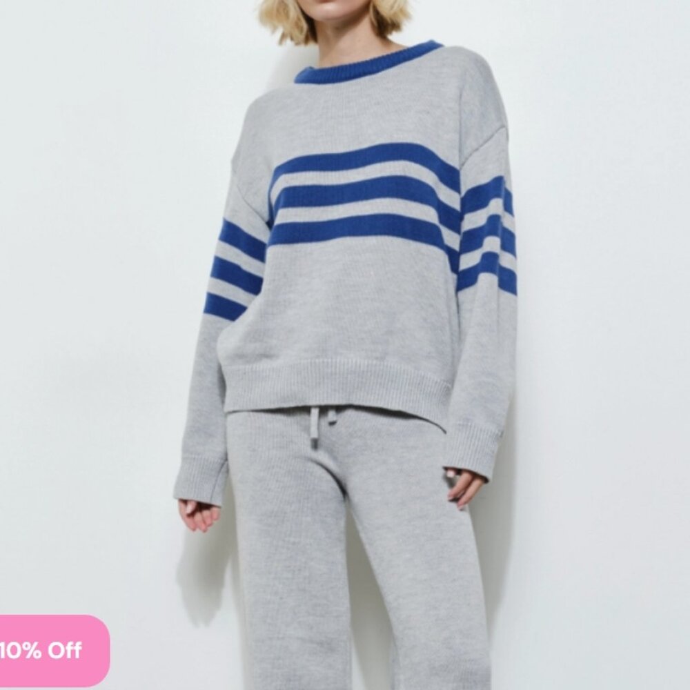 Pretty Garbage- Otto Knit Sweater Grey